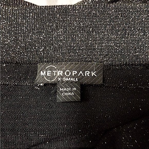 Metropark Black Sparkly Strapless Bandage Mini Dress, Women’s Size X-Small. - Picture 5 of 6